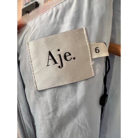 Aje Blue Floral Midi Dress - Picture 10 of 13